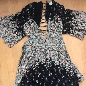 Hello Molly Floral Romper
